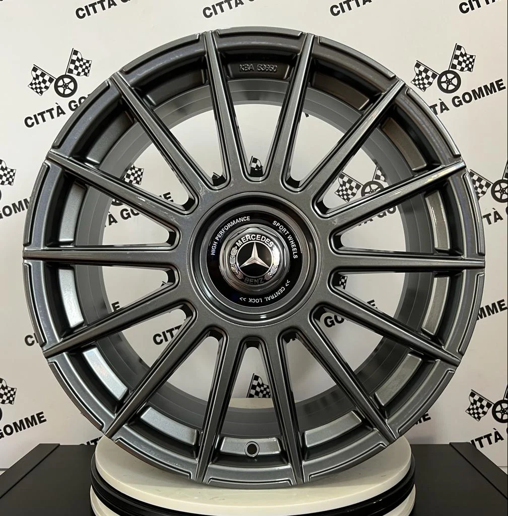 Set da 4 Cerchi in lega ACM09 per Mercedes Classe A B C E CLA GLA GLB VITO GLK GLE GLC - Image 8