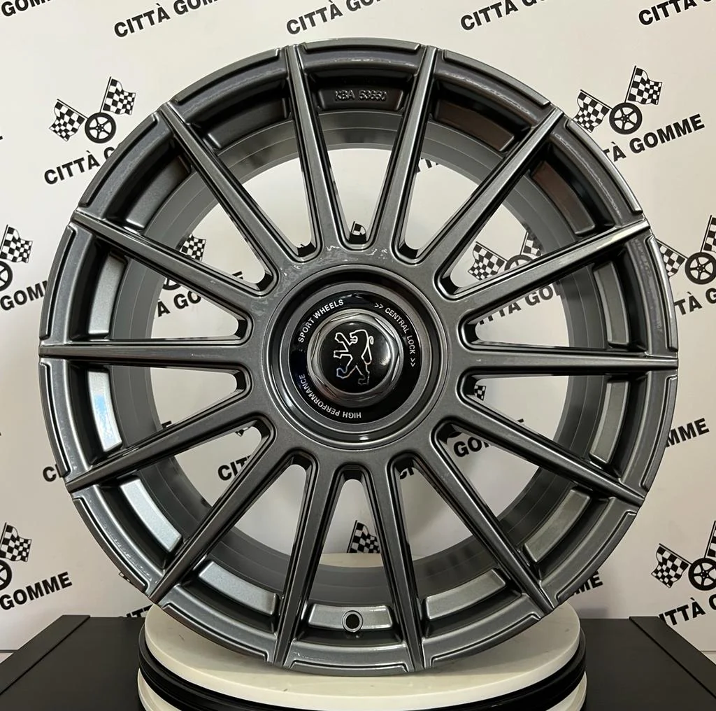 Set da 4 Cerchi in lega ACM09 per Peugeot 3008 308 407 5008 508 607 GT Line - Image 6