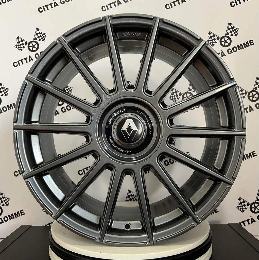 Set da 4 Cerchi in lega ACM09 per Renault Kadjar Megane Talisman Fluence Espace Koleos Laguna III - Image 6