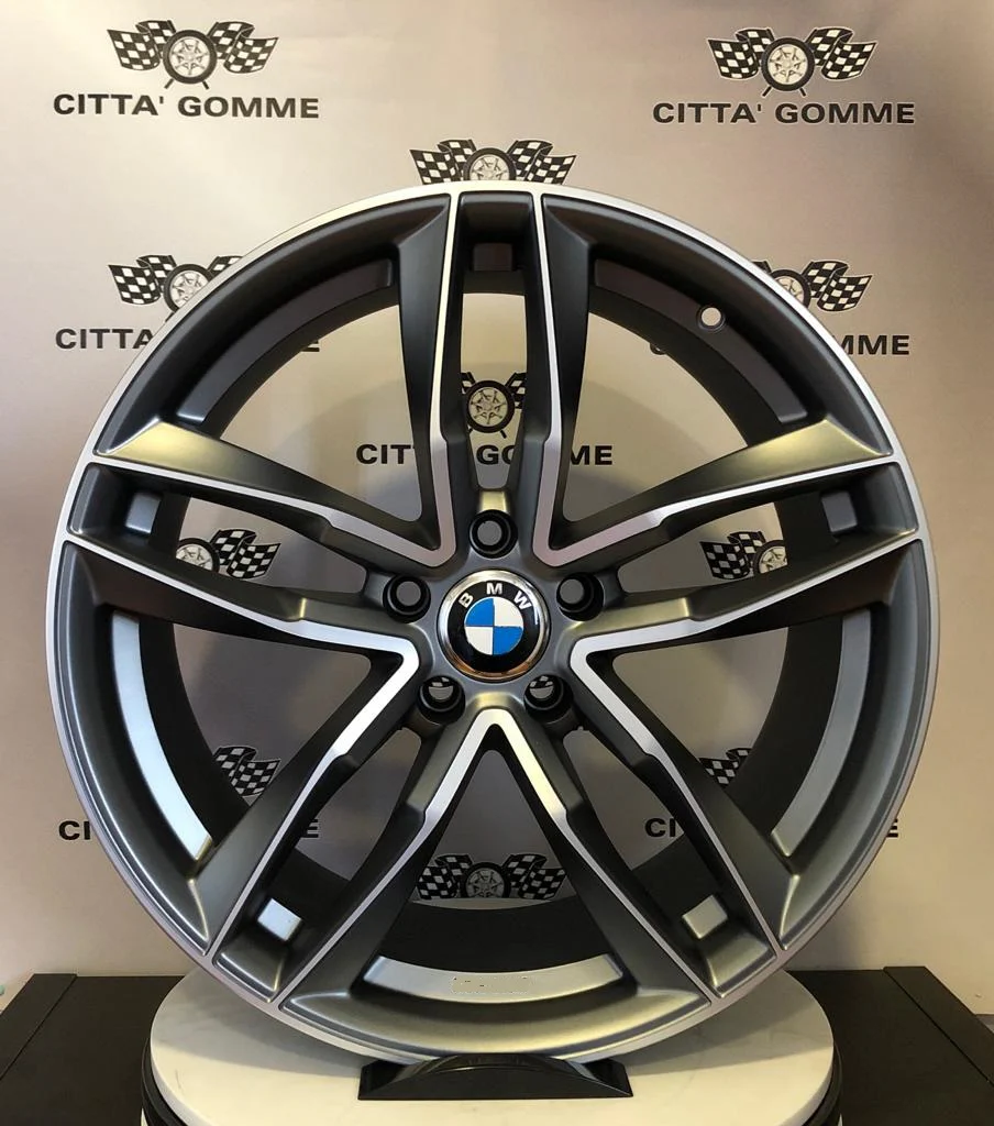 Set da 4 Cerchi in lega AF16 per BMW X1 2015> X2 X3 X4 Serie 5 2017> Serie 1 3 X5 X6 2019> Serie 2 Active / Gran Tourer - Image 2