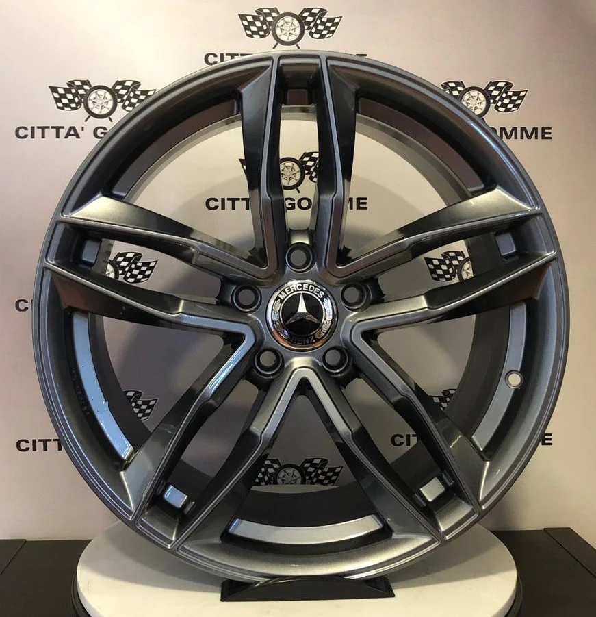 Set da 4 Cerchi in lega AF16 per Mercedes Classe A B C E CLA GLA GLB VITO GLK GLE GLC - Image 4