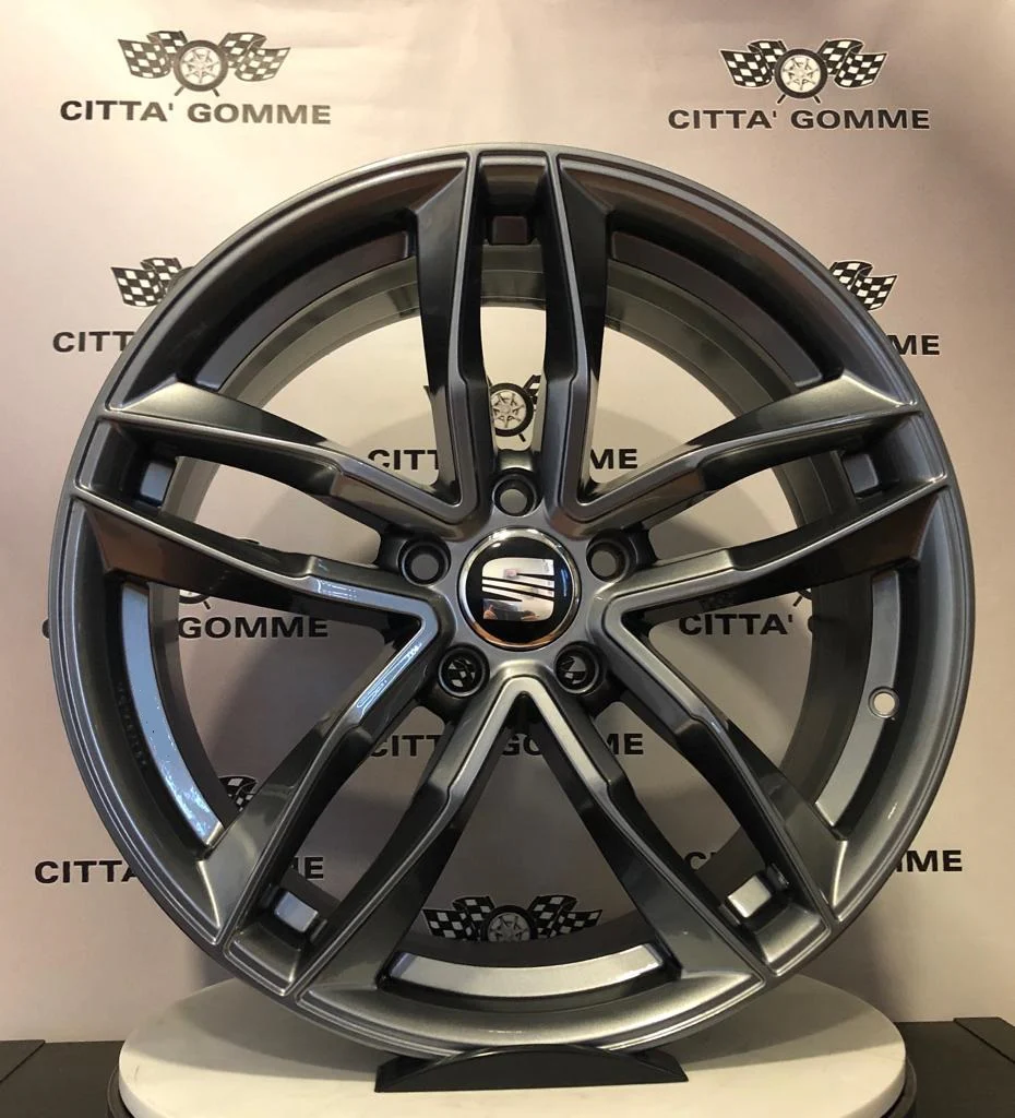 Set da 4 Cerchi in lega AF16 per Seat Alhambra Ateca Altea Exeo Leon Tarraco Cupra Formentor - Image 4