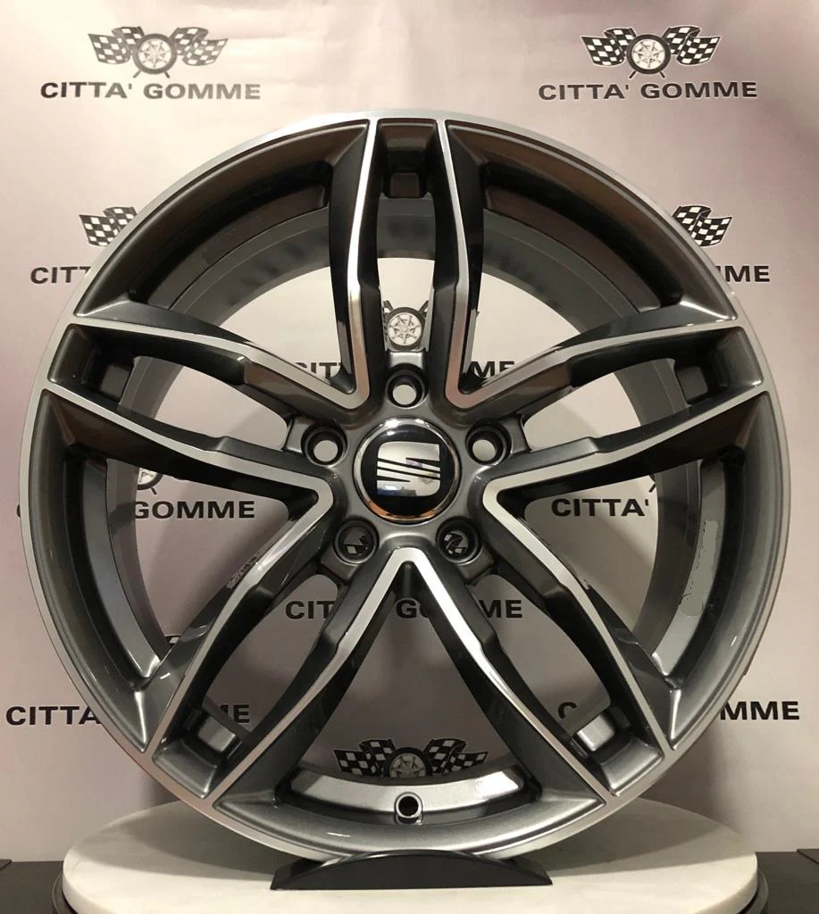 Set da 4 Cerchi in lega AF16 per Seat Ibiza Arona Toledo Cordoba - Image 3