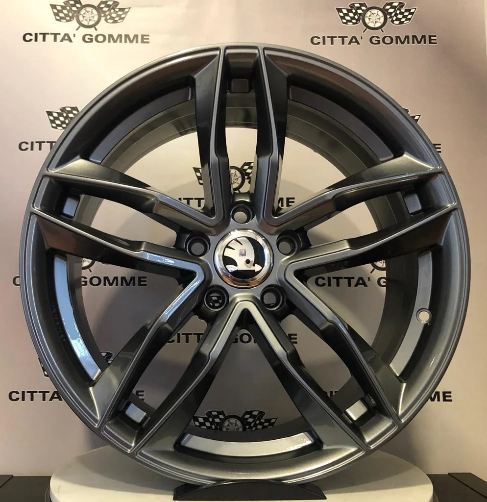 Set da 4 Cerchi in lega AF16 per Skoda Karoq Kodiaq Octavia Superb Yeti Enyaq - Image 4