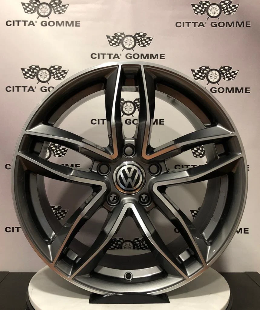 Set da 4 Cerchi in lega AF16 per Volkswagen Amarok Crafter Caravelle Multivan Transporter Kombi California T5 T6 T7 - Image 2