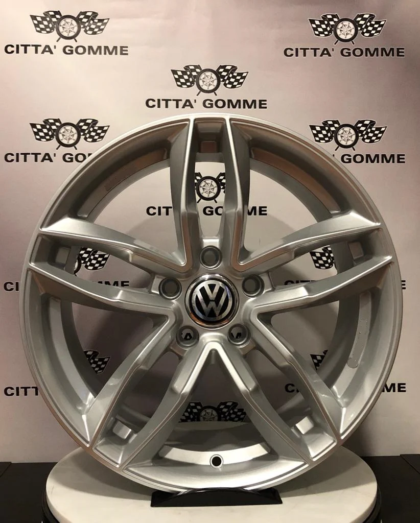 Set da 4 Cerchi in lega AF16 per Volkswagen Golf 5 6 7 8 T-Roc Tiguan Eos Touran Caddy Jetta Beetle Sharan ID3 ID4 ID6 - Image 6