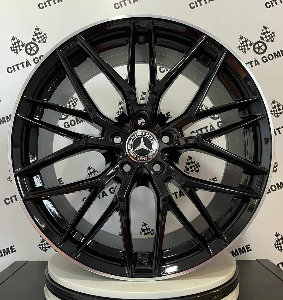 Set da 4 Cerchi in lega AF19 per Mercedes Classe A B C E CLA GLA GLB VITO GLK GLE GLC - Image 6