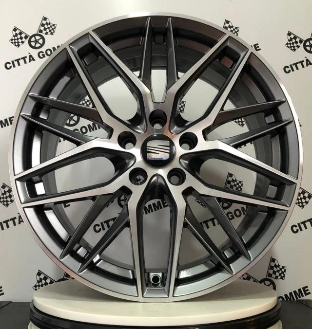 Set da 4 Cerchi in lega AF19 per Seat Alhambra Ateca Altea Exeo Leon Tarraco Cupra Formentor Born