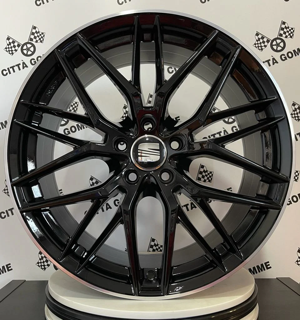 Set da 4 Cerchi in lega AF19 per Seat Alhambra Ateca Altea Exeo Leon Tarraco Cupra Formentor Born - Image 6