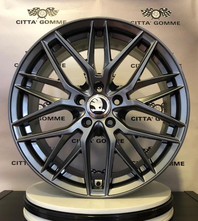 Set da 4 Cerchi in lega AF19 per Skoda Karoq Kodiaq Octavia Superb Yeti Enyaq - Image 2