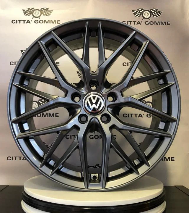 Set da 4 Cerchi in lega AF19 per Volkswagen Golf 5 6 7 8 T-Roc Tiguan Eos Touran Caddy Jetta Beetle Sharan ID3 ID4 ID6 - Image 4