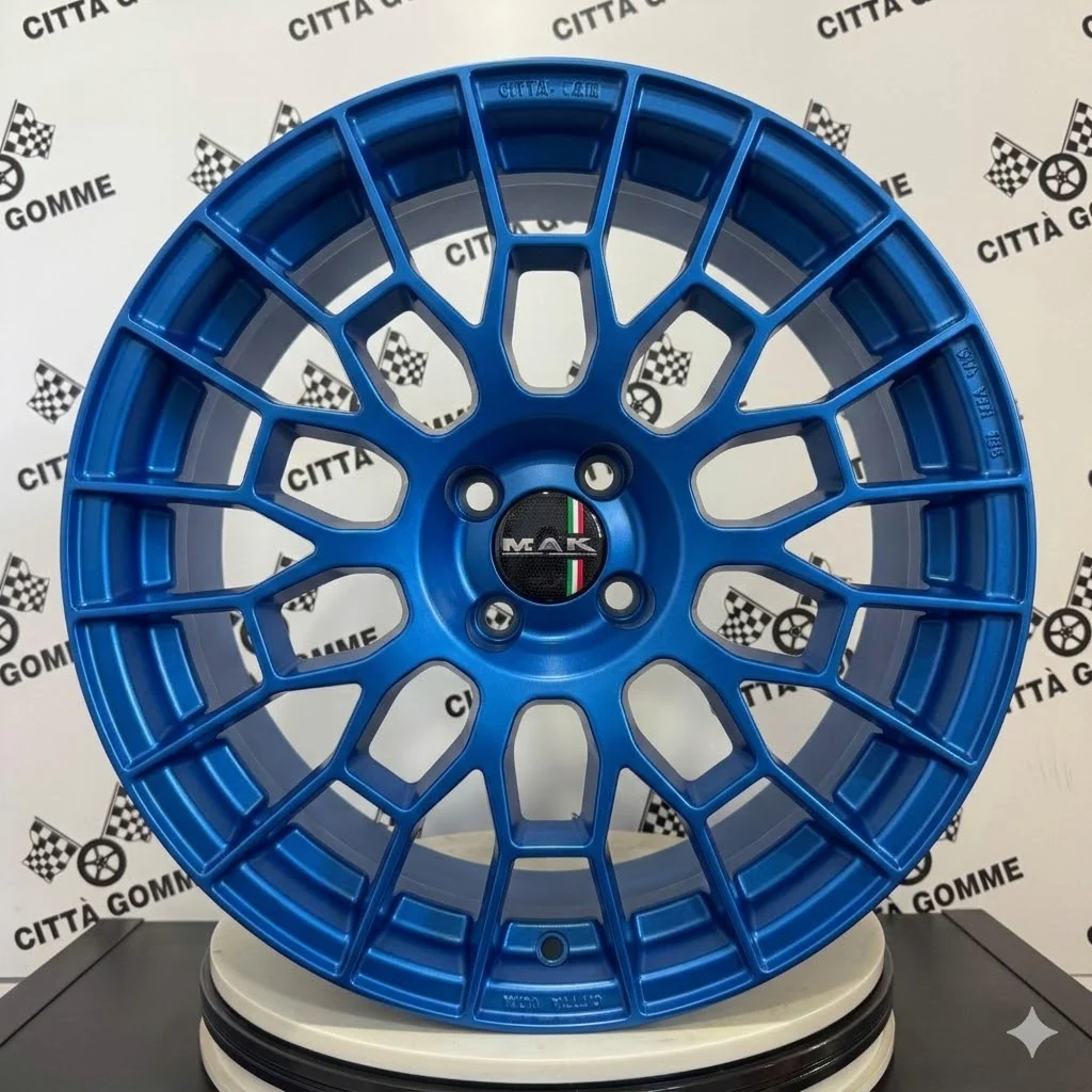 Set da 4 Cerchi in lega APX per ABARTH 500 500E (LOGO GIALLO) - Image 12