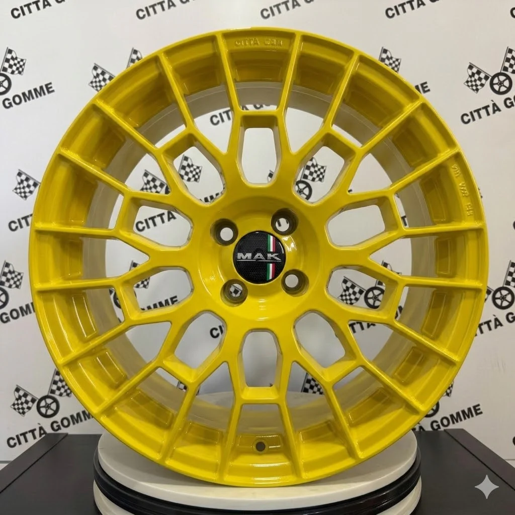 Set da 4 Cerchi in lega APX per ABARTH 500 500E (LOGO ROSSO) - Image 11