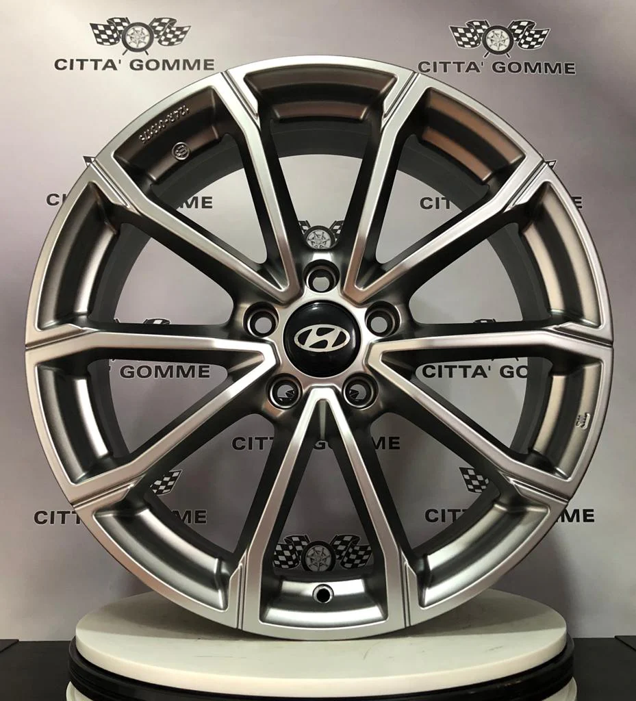 Set da 4 Cerchi in lega DaVinci per Hyundai iX20 iX35 i30 i40 Kona Ioniq Tucson Nexo Santa Fe Trajet Sonata - Image 5