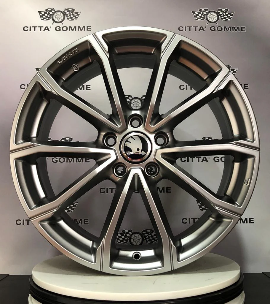 Set da 4 Cerchi in lega DaVinci per Skoda Fabia Kamiq Scala Praktik Rapid Spaceback Roomster Scout - Image 5