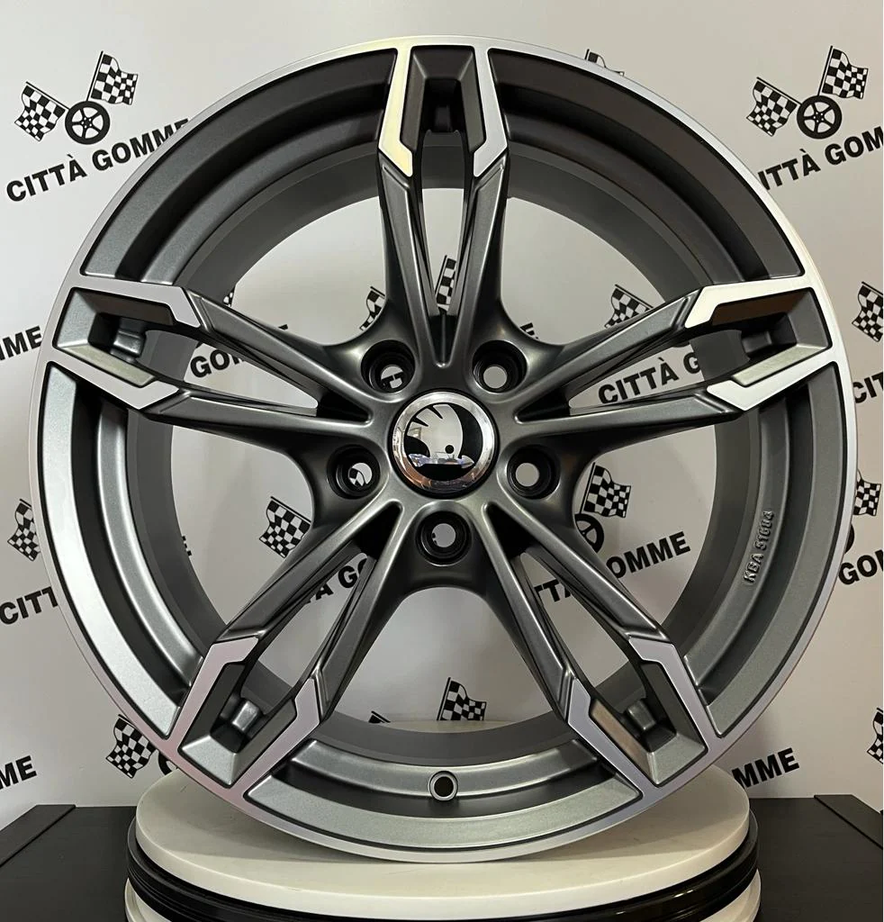 Set da 4 Cerchi in lega Dea per Skoda Karoq Kodiaq Octavia Superb Yeti Enyaq - Image 5