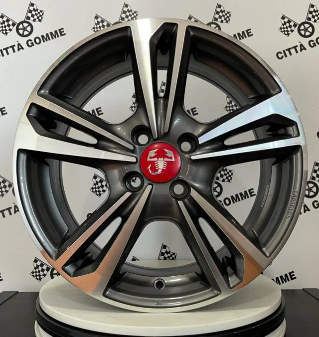 Set da 4 Cerchi in lega Astral per Abarth 500 595 SS esseesse - Image 5