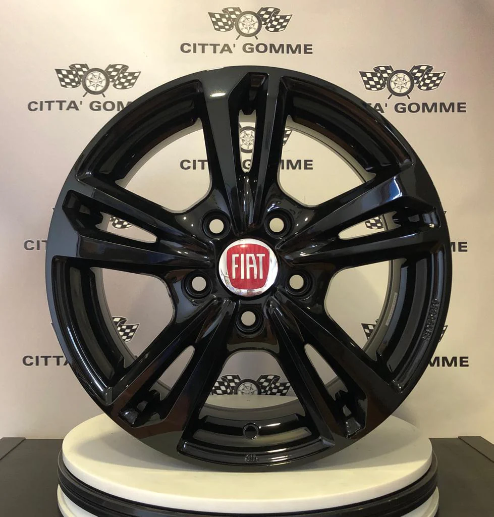 Set da 4 Cerchi in lega Emblema per Fiat 500X Croma - Image 3