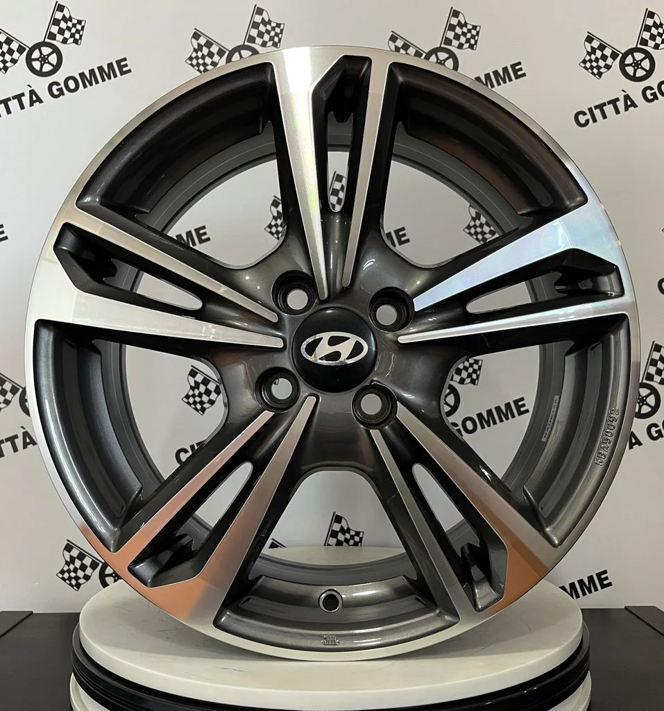Set da 4 Cerchi in lega Astral per Hyundai i10 i20 Accent Atos Getz - Image 5