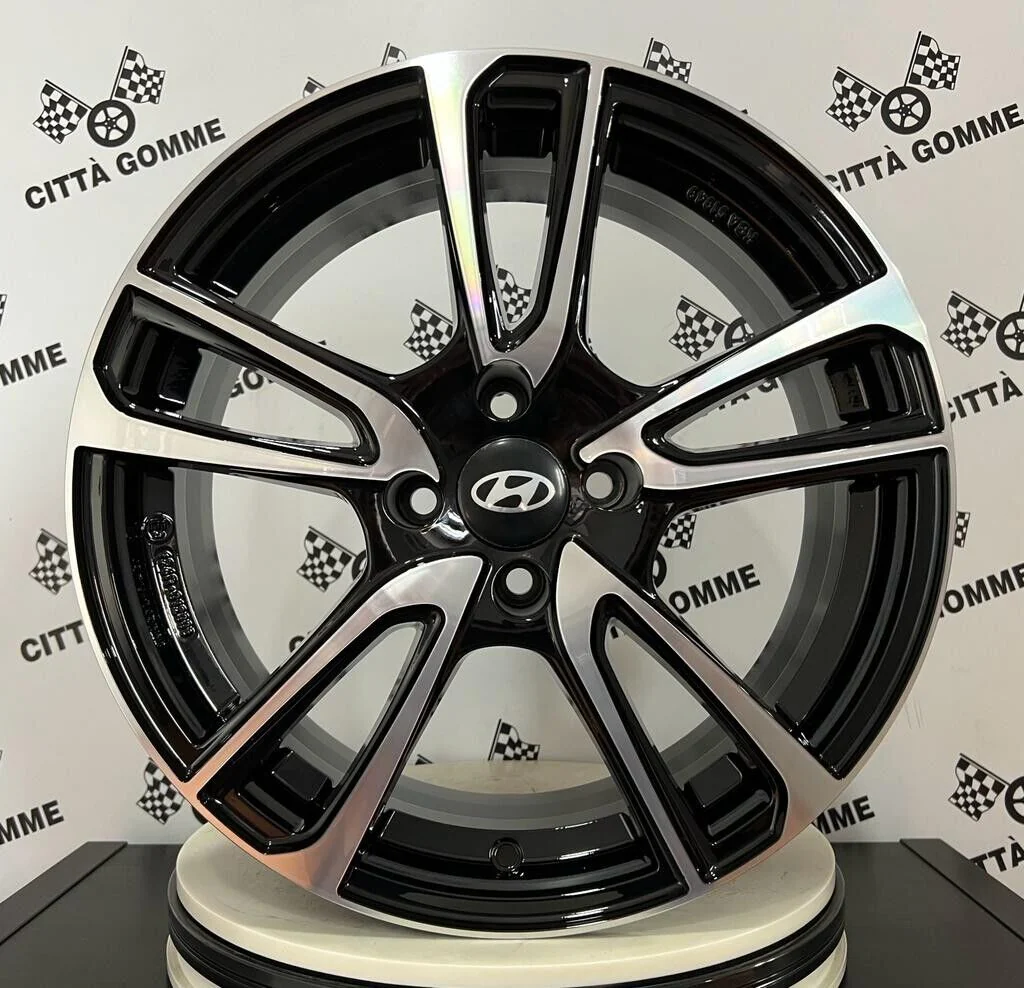 Set da 4 Cerchi in lega Astral per Hyundai i10 i20 Accent Atos Getz - Image 6