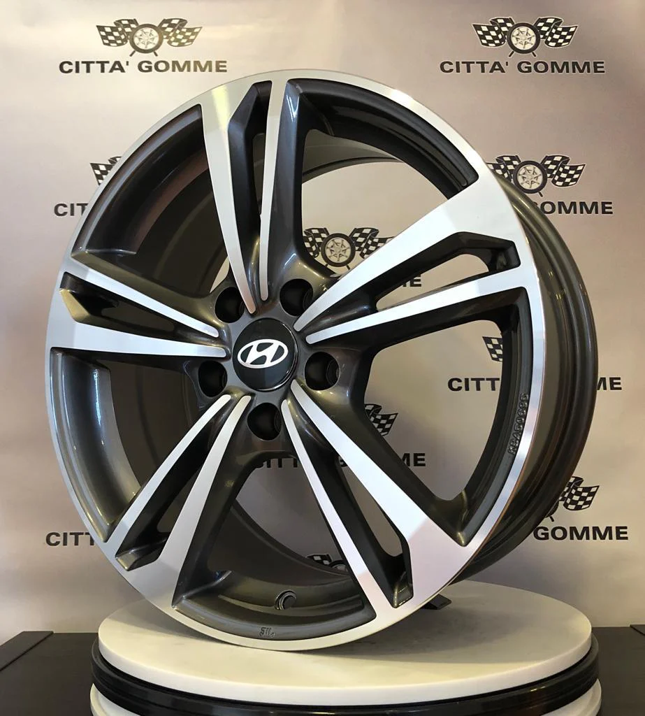 Set da 4 Cerchi in lega Astral per Hyundai iX20 iX35 i30 i40 Kona Ioniq Tucson Nexo Santa Fe Trajet Sonata - Image 4