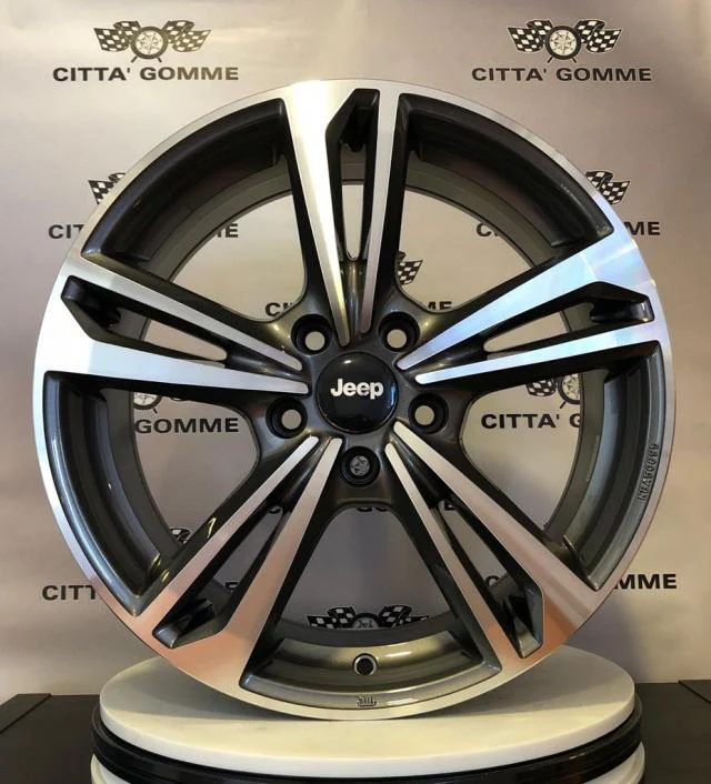 Set da 4 Cerchi in lega Emblema per Jeep Renegade Compass Cherokee - Image 4