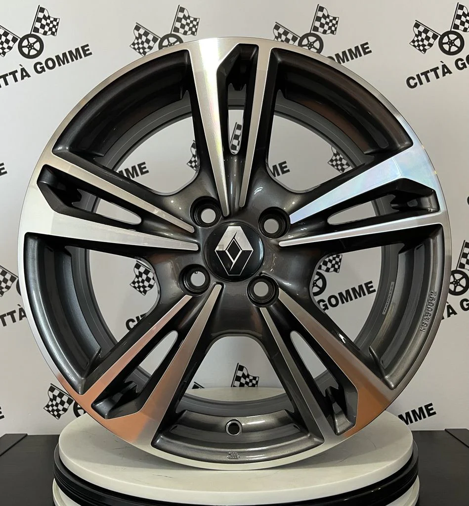 Set da 4 Cerchi in lega Astral per Renault Clio Captur Modus Megane Twingo Zoe - Image 5