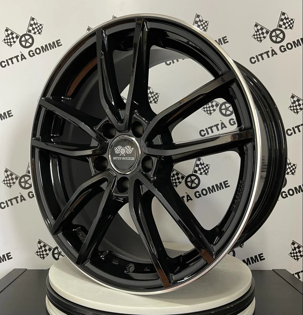 Set da 4 Cerchi in lega Evo per Mercedes Classe A B C E S SL SLK CL CLS CLA GLA GLB VITO GLK GLE GLC AMG Coupè - Image 6