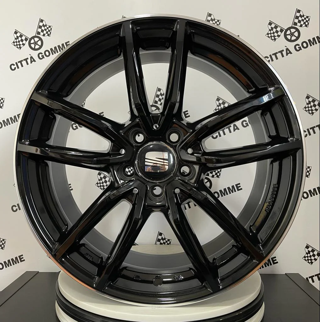 Set da 4 Cerchi in lega Evo per Seat Alhambra Ateca Altea Exeo Leon Tarraco Cupra Formentor - Image 7