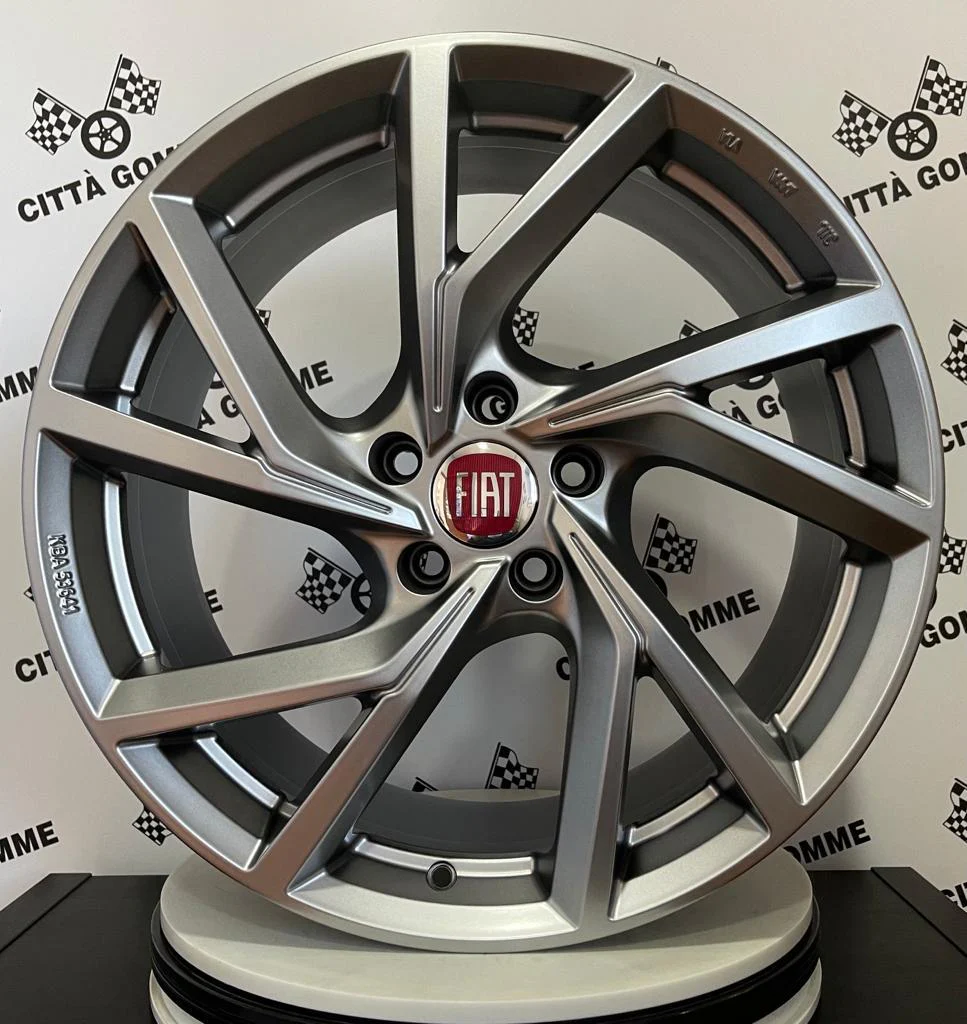 Set da 4 Cerchi in lega Kassel per Fiat Tipo Doblo 500L Trekking - Image 2