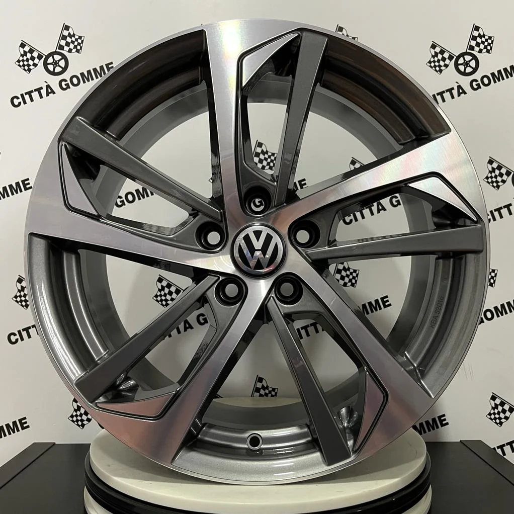Set da 4 Cerchi in lega KATANA per VOLKSWAGEN GOLF 5 6 7 8 TIGUAN T-ROC - Image 3