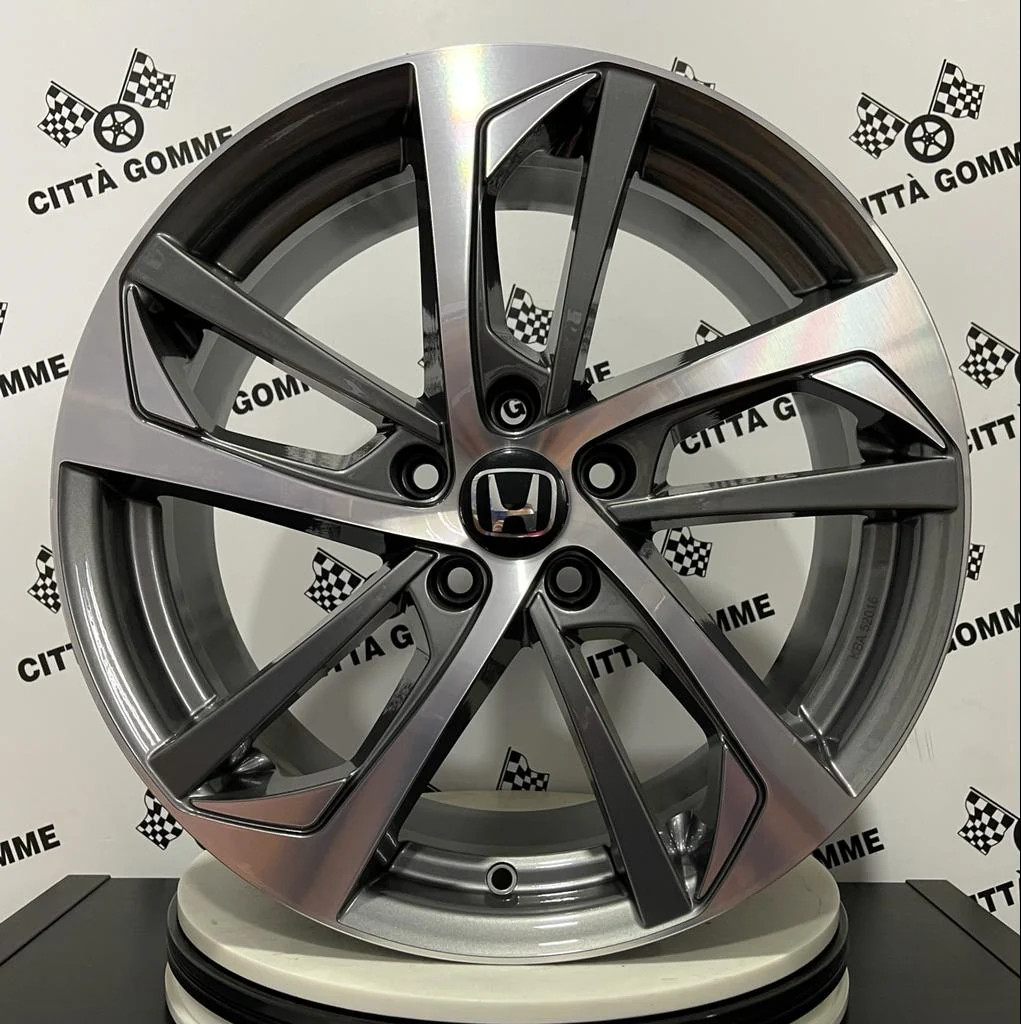 Set da 4 Cerchi in lega KATANA per Honda ACCORD CIVIC CR-V FR-V HR-V CR-Z - Image 3