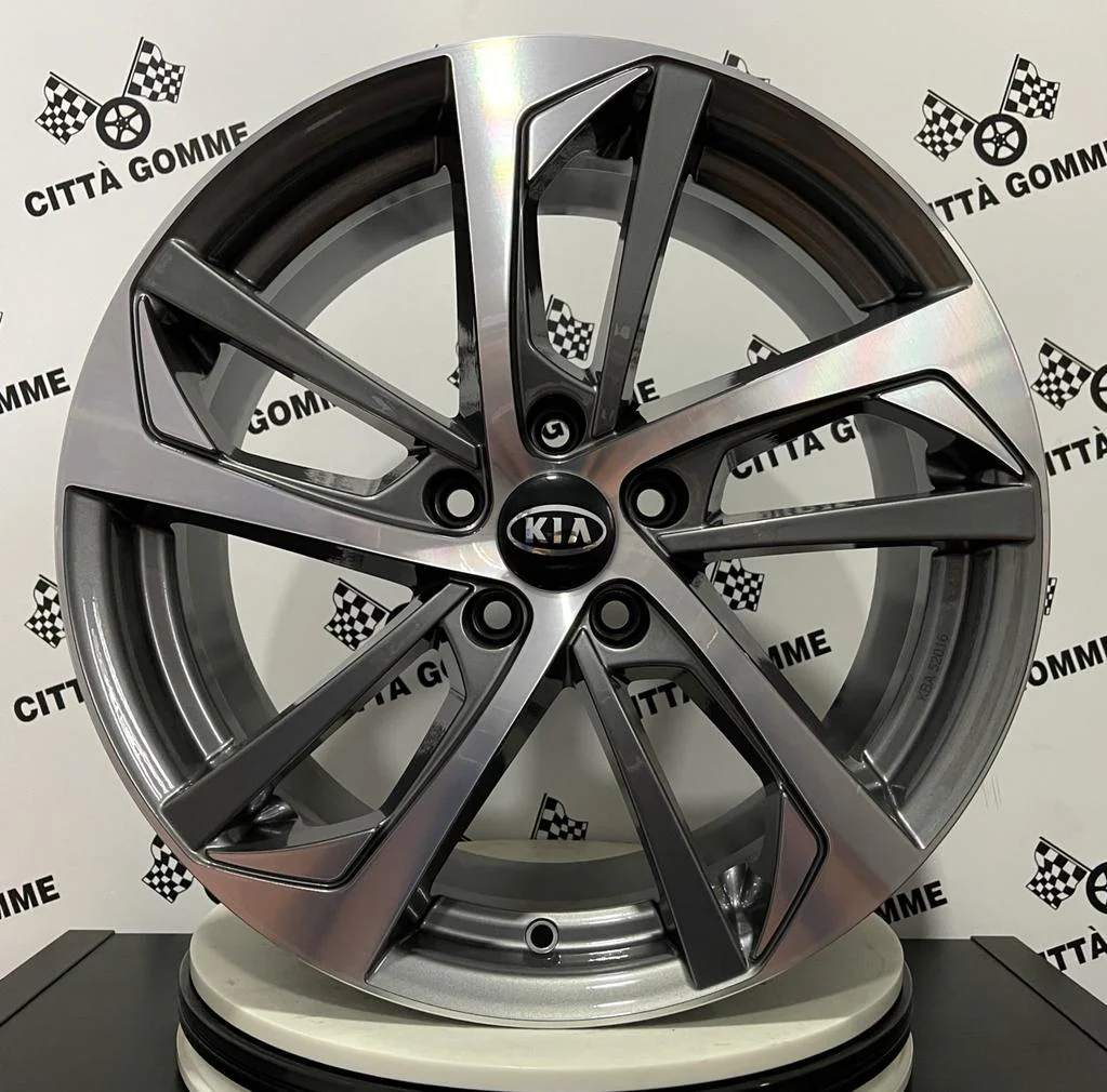 Set da 4 Cerchi in lega KATANA per KIA CARENS XCEED CERATO NIRO OPTIMA SPORTAGE - Image 3