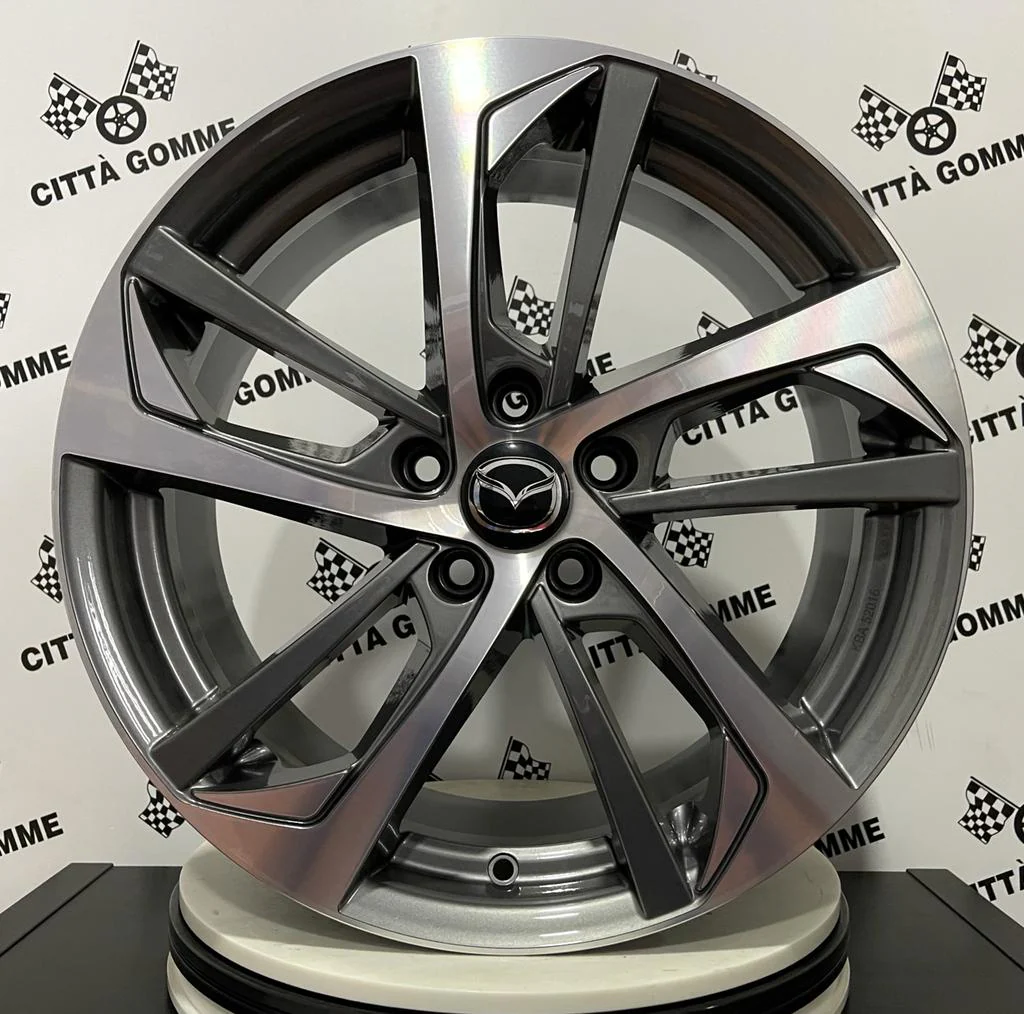 Set da 4 Cerchi in lega KATANA per Mazda 3 4 5 6 Cx-3 Cx-5 Cx-7 Mx-5 3 Rx-8 - Image 3