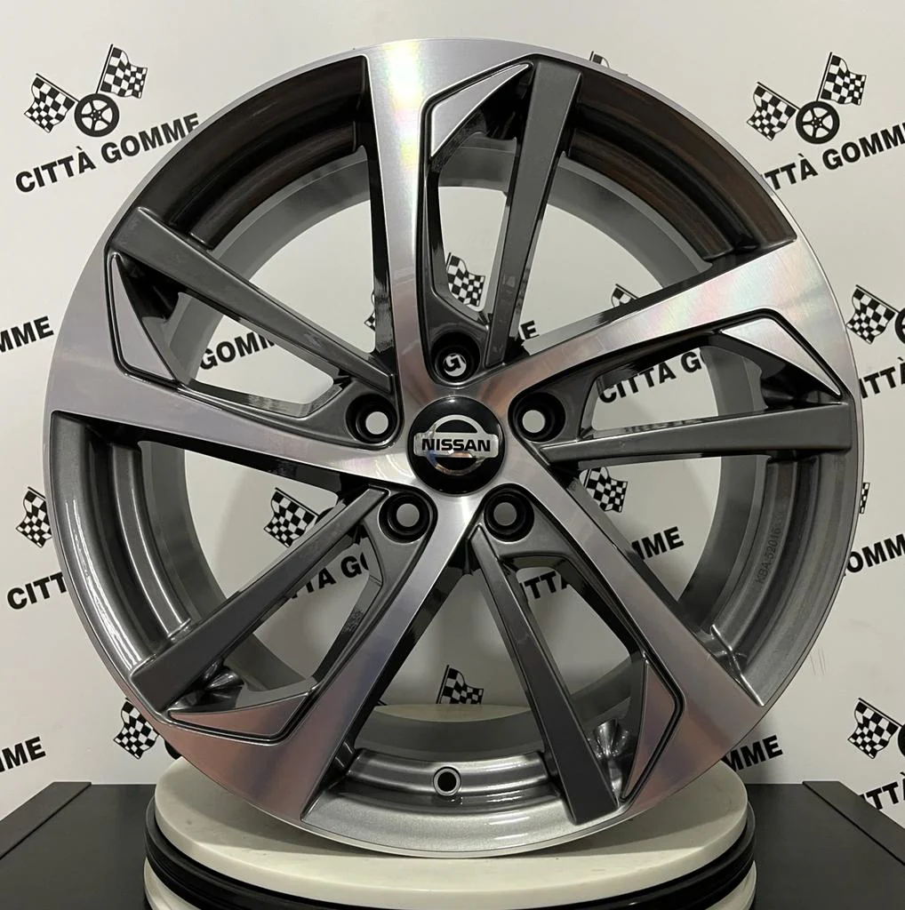 Set da 4 Cerchi in lega KATANA per NISSAN JUKE QASHQAI X-TRAIL PULSAR LEAF - Image 3