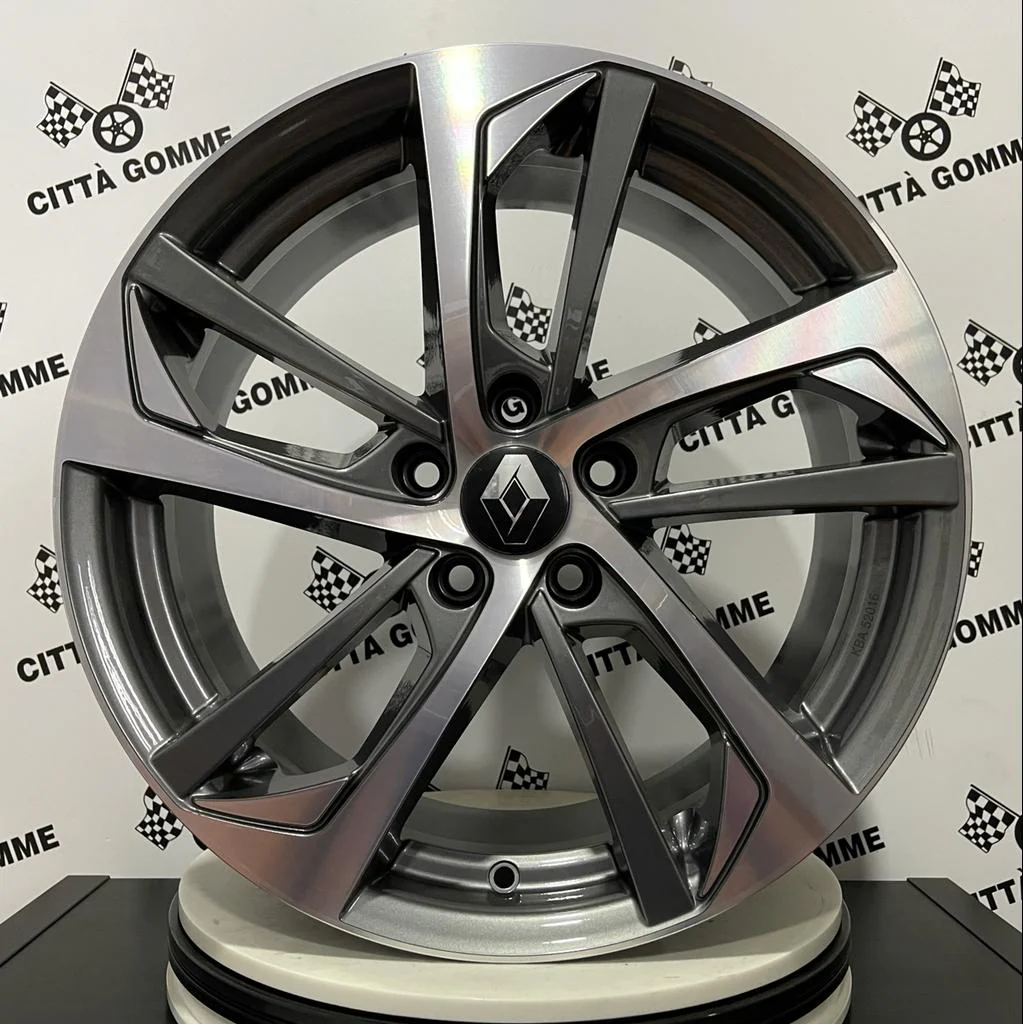 Set da 4 Cerchi in lega KATANA per RENAULT CAPTUR AUSTRAL KADJAR MEGANE ZOE - Image 3