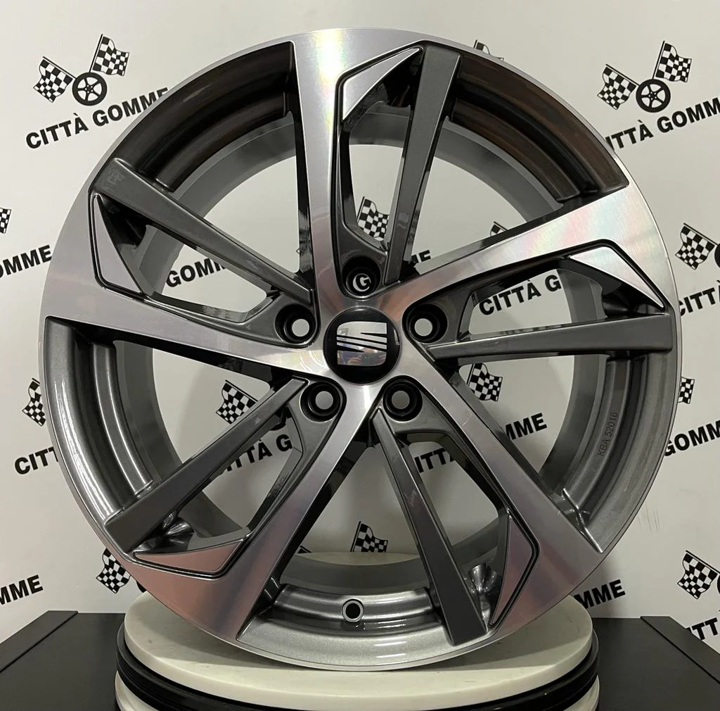 Set da 4 Cerchi in lega KATANA per SEAT Alhambra Ateca Exeo Leon Tarraco - Image 3
