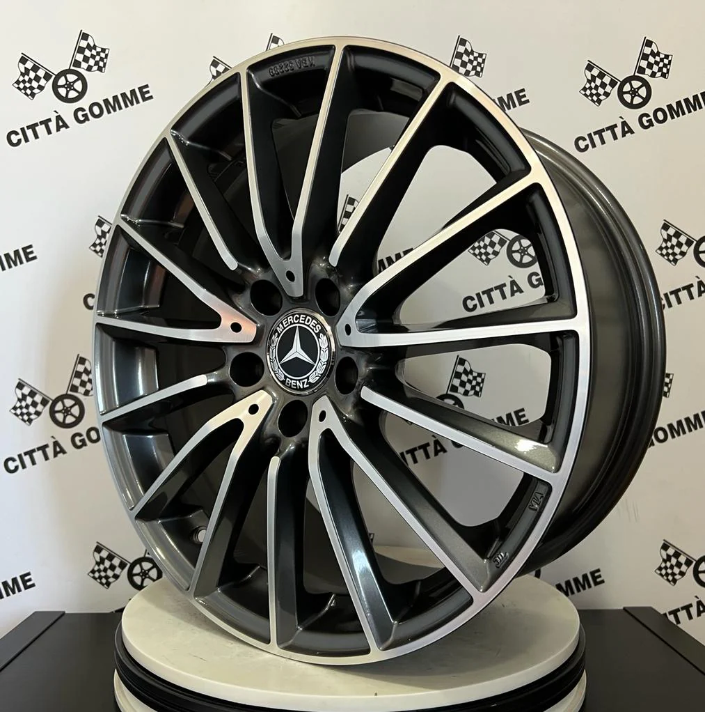 Set da 4 Cerchi in lega Komet per Mercedes Classe A B C E CLA GLA GLB GLS VITO GLK GLE GLC S M - Image 5