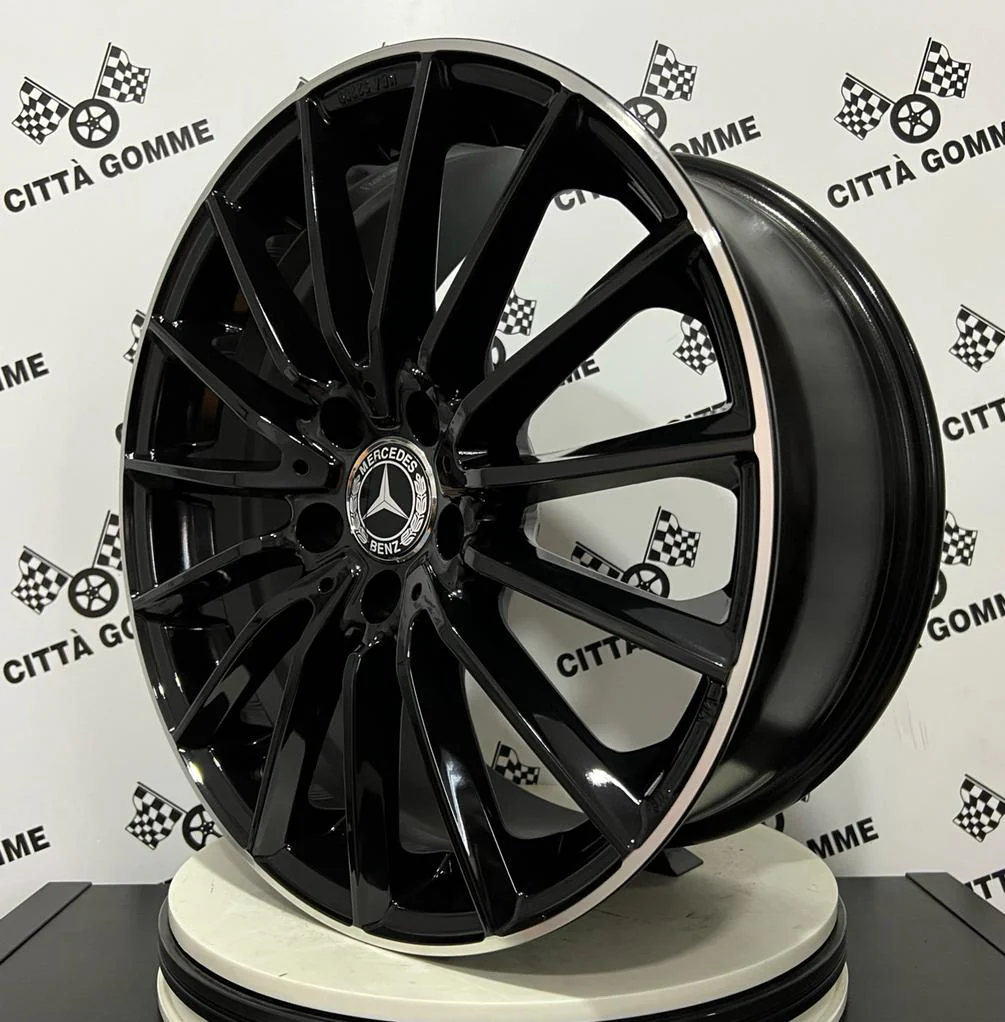 Set da 4 Cerchi in lega Komet per Mercedes Classe C E CLS GLS GLK GLE GLC S M ML SL in Doppia Misura - Image 2