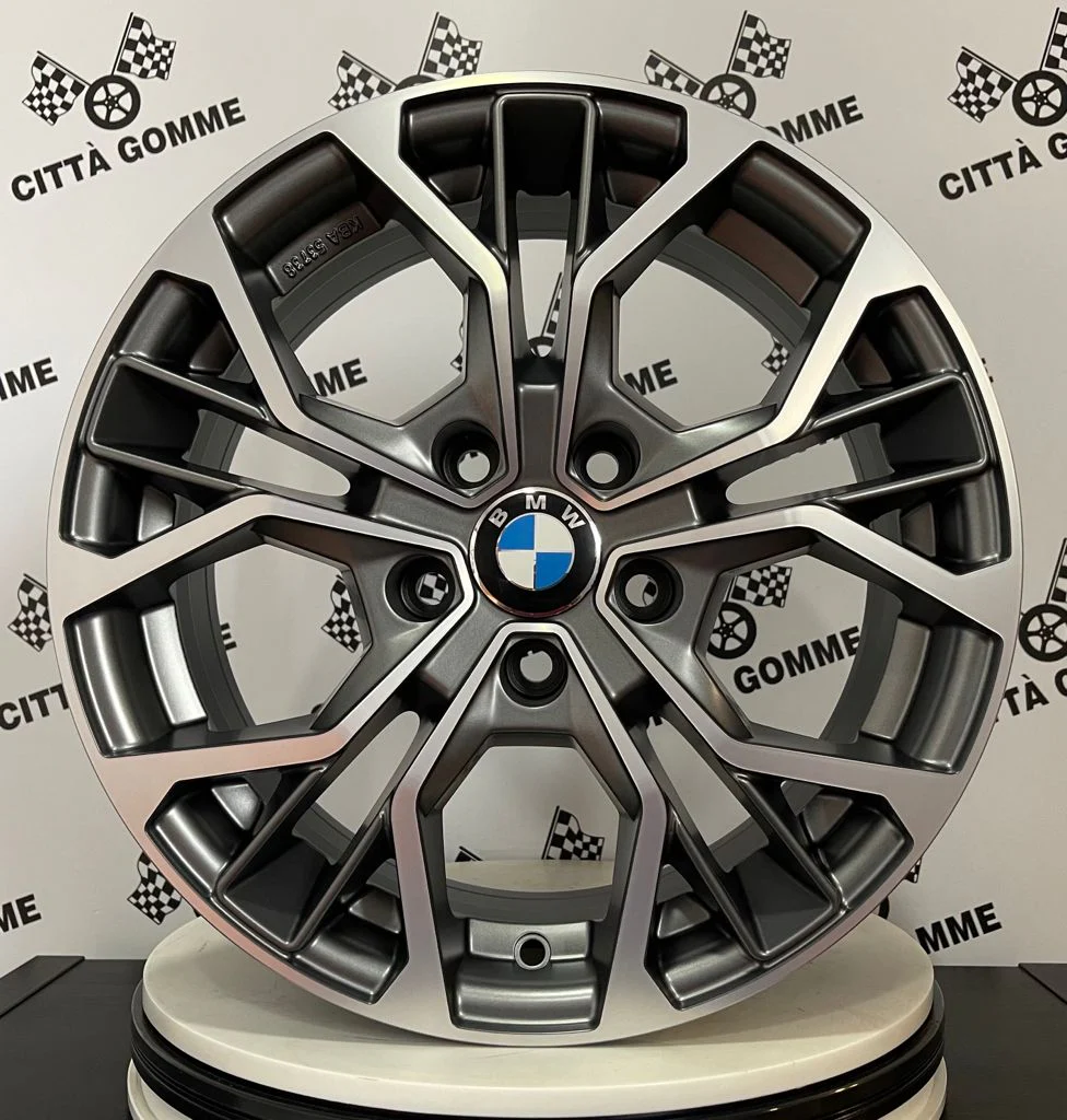 Set da 4 Cerchi in lega Matisse per BMW X1 2015> X2 X3 X4 Serie 5 2017> Serie 1 3  2019>  Serie 2 Active / Gran Tourer - Image 6