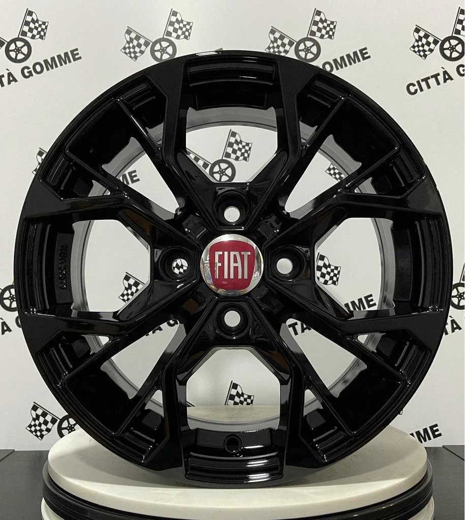 Set da 4 Cerchi in lega Matisse per Fiat Panda 500 Fiorino Idea Bravo Stilo * - Image 5