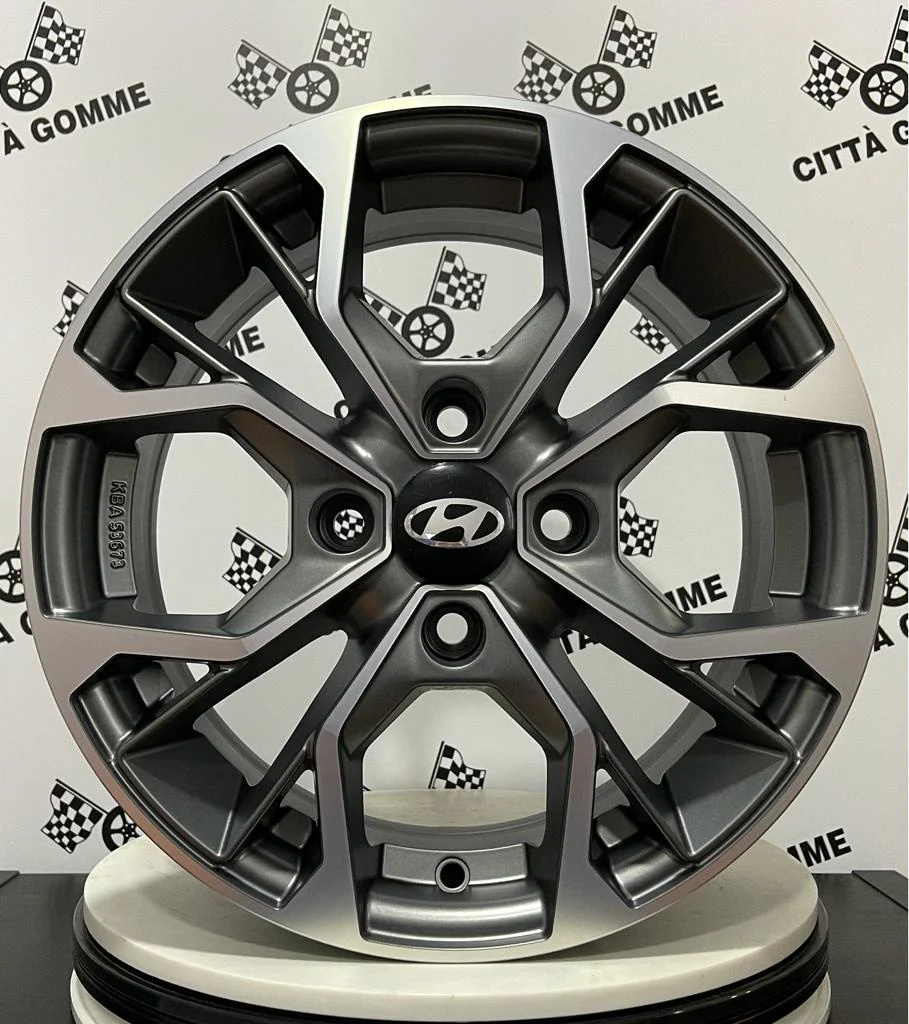 Set da 4 Cerchi in lega Matisse per Hyundai i10 i20 Accent Atos Getz * - Image 6