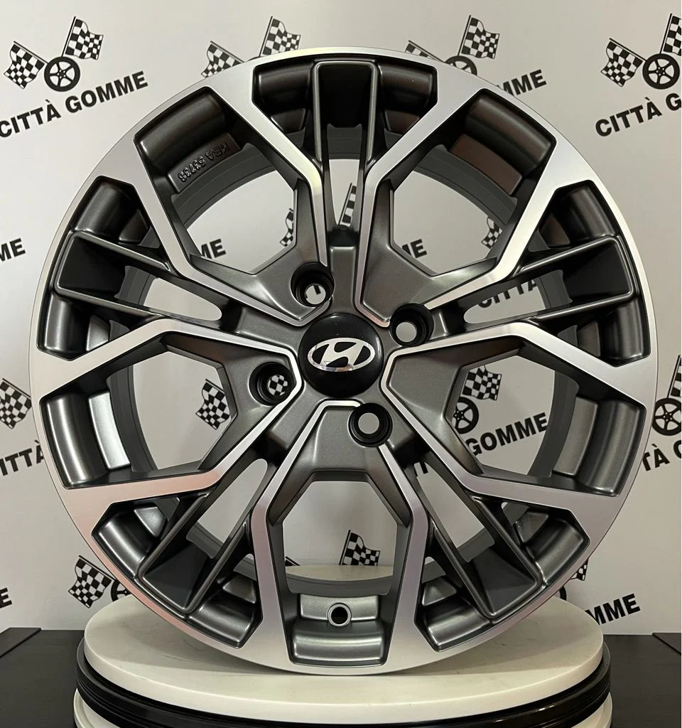 Set da 4 Cerchi in lega Matisse per Hyundai i10 i20 Accent Atos Getz - Image 6