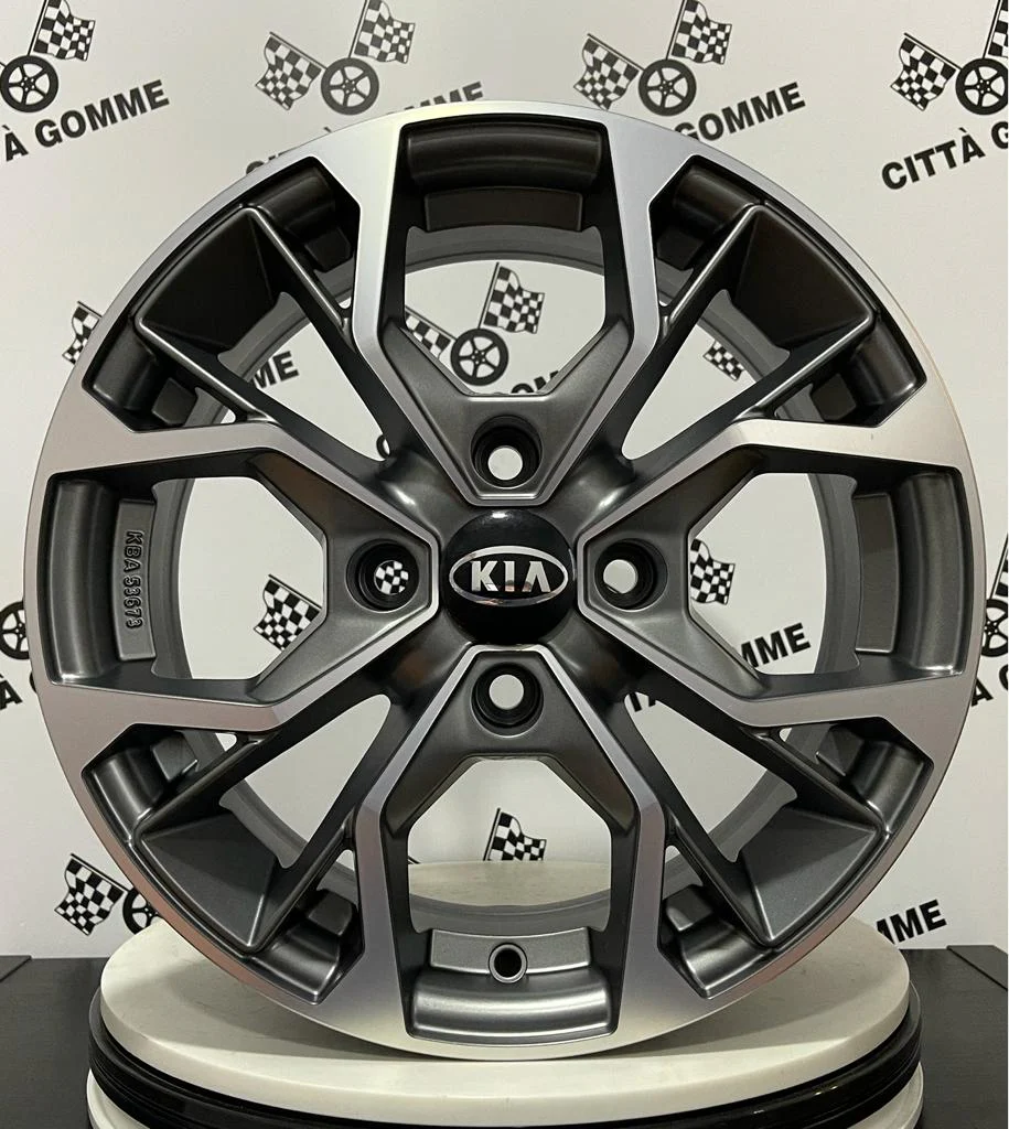 Set da 4 Cerchi in lega Matisse per KIA Picanto Rio Sephia Shuma Stonic * - Image 6