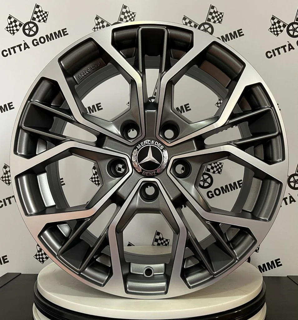 Set da 4 Cerchi in lega Matisse per Mercedes Classe A B C E CLA GLA GLB VITO GLK GLE GLC - Image 6