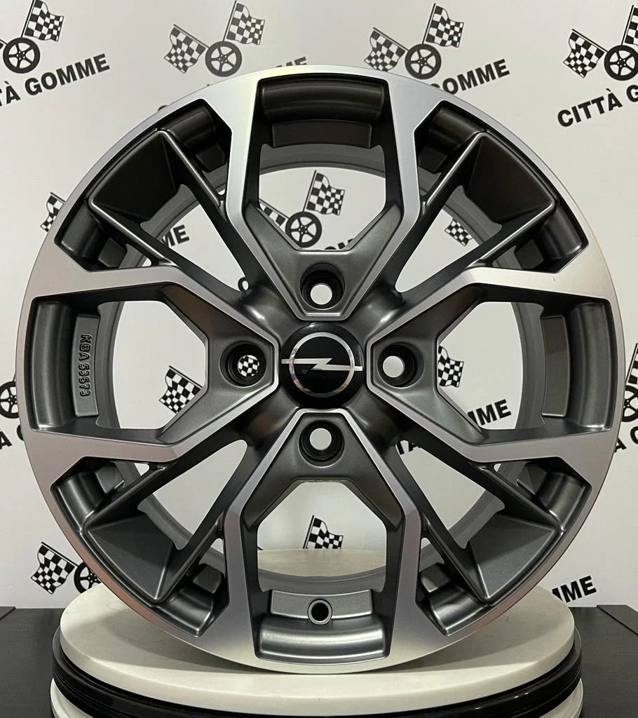 Set da 4 Cerchi in lega Matisse per Opel Agila Astra Corsa Meriva Tigra Karl * - Image 6