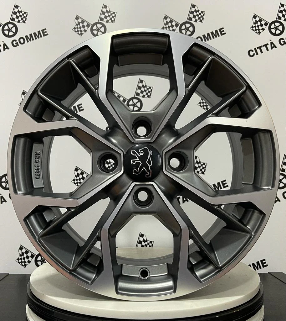 Set da 4 Cerchi in lega Matisse per Peugeot 1007 2008 206 207 208 301 307 308 406 5008 * - Image 2