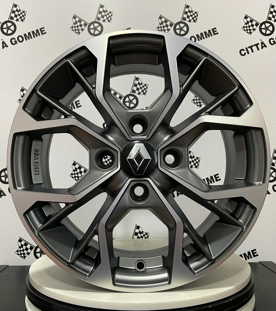 Set da 4 Cerchi in lega Matisse per Renault Clio Captur Modus Megane Twingo Zoe * - Image 6