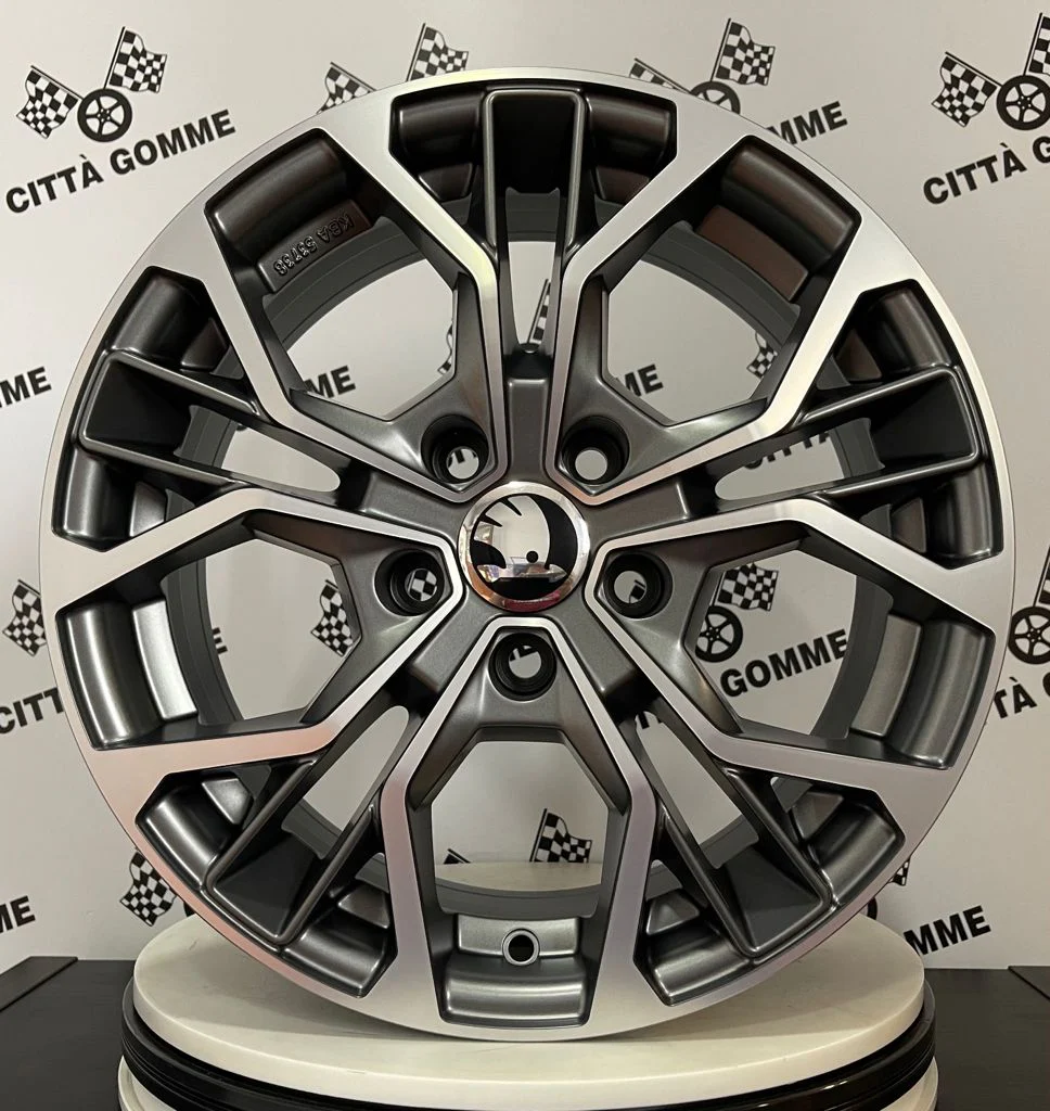 Set da 4 Cerchi in lega Matisse per Skoda Karoq Kodiaq Octavia Superb Yeti Enyaq - Image 6