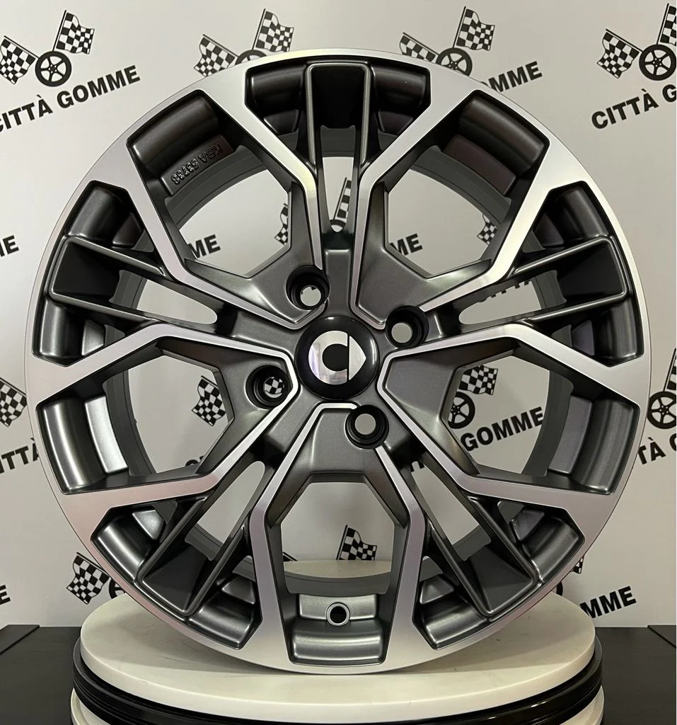 Set da 4 Cerchi in lega Matisse per Smart Forfour II Fortwo III Cabrio Brabus dal 2014> - Image 6